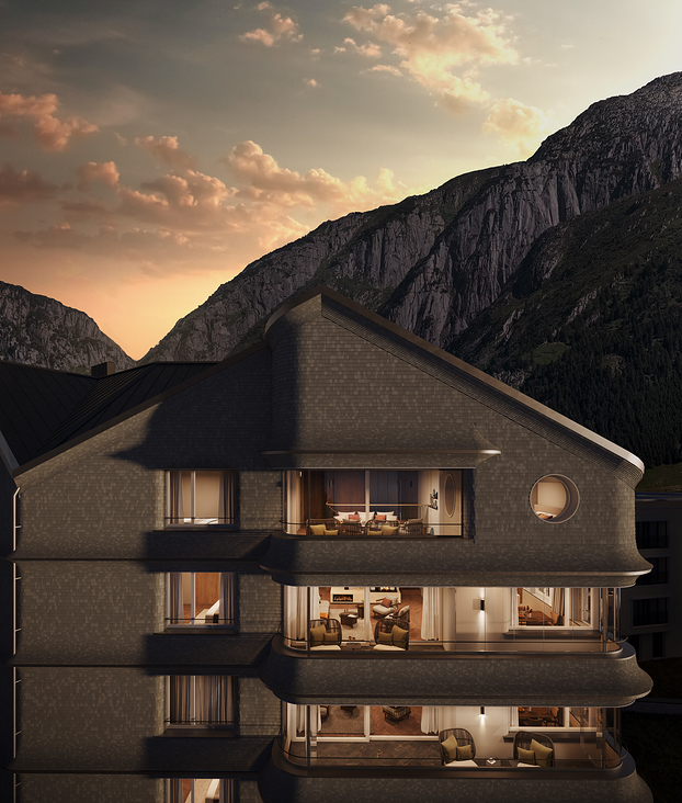 Außenvisualisierung: Haus Gilda, Andermatt