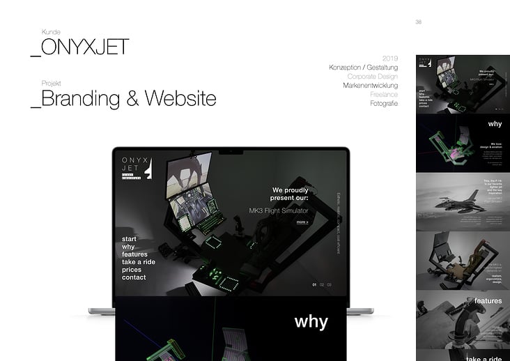 ONYXJET Branding & Website