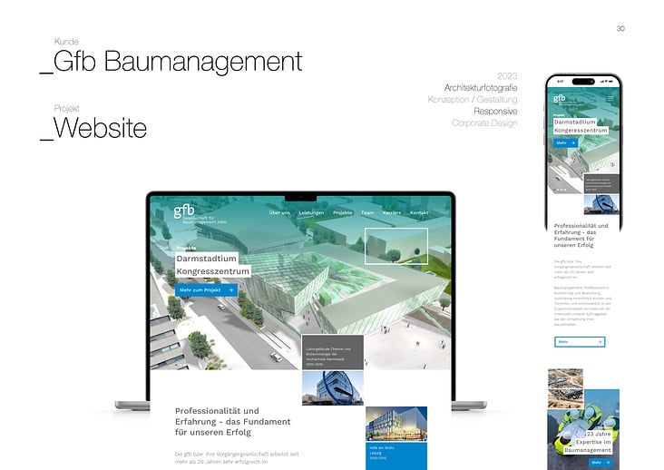 Gfb Baumanagement – Website