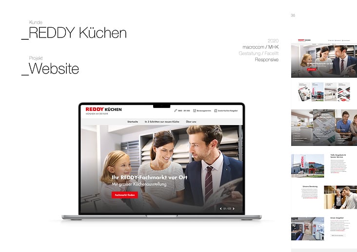 REDDY Küchen – Website