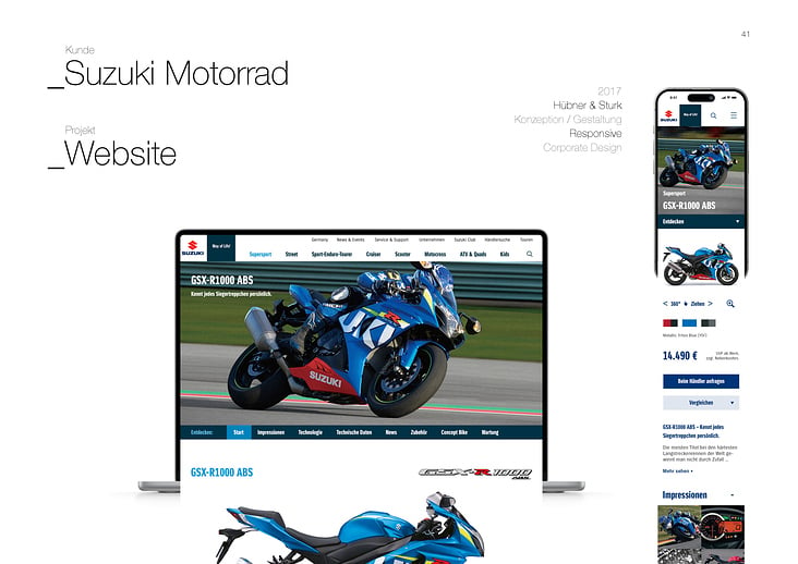 Suzuki Motorrad – Website