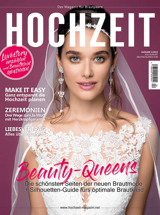 Editorial-Design, Cover des Magazin HOCHZEIT