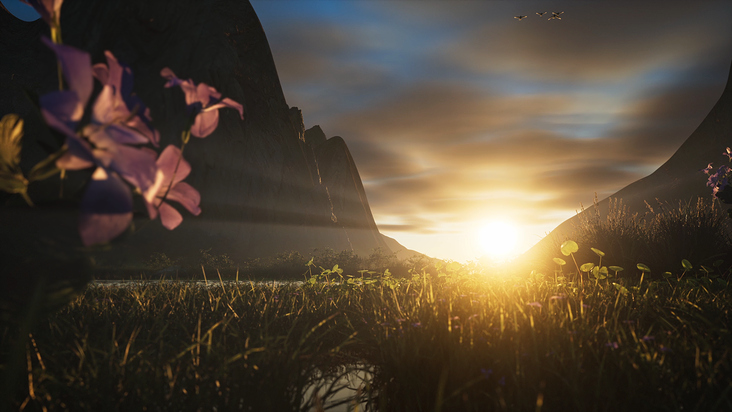 3D, CGI, Landscape in Unreal Engine, Rendering