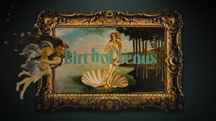 Birth-of-Venus, 2D Animation, After Effects