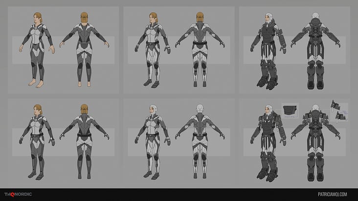 basesuit and armor layering