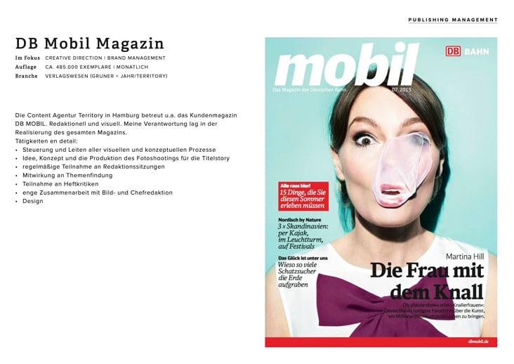 DB Mobil Magazin – Publishing Management