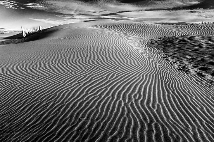 Sandmuster in der Camargue