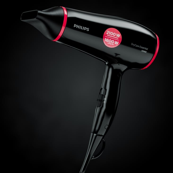 Philips-Drycare-Hairdryer-3d-visualisierung