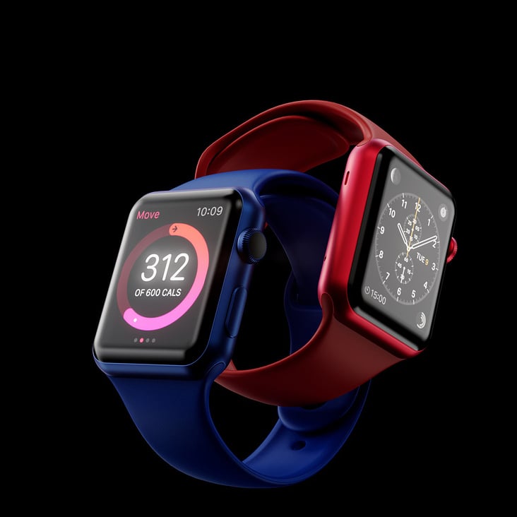 Apple-Smartwatch-3d-visualisierung