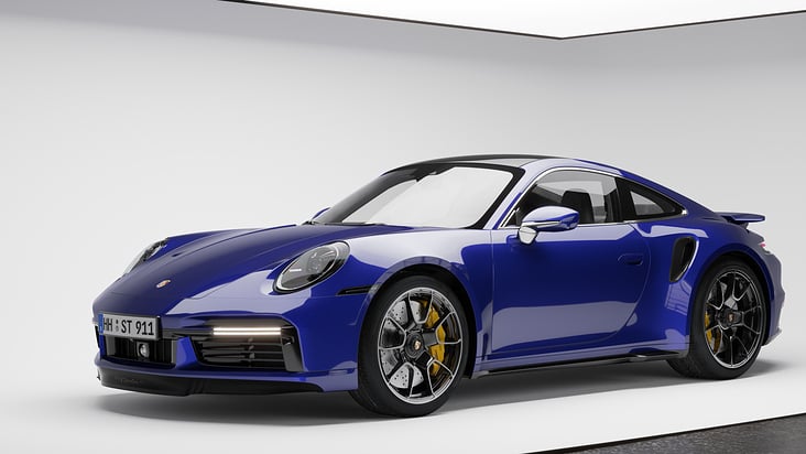 porsche 911 Turbo S full CGI