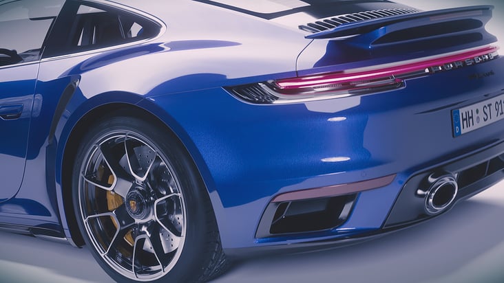 porsche 911 Turbo S full CGI