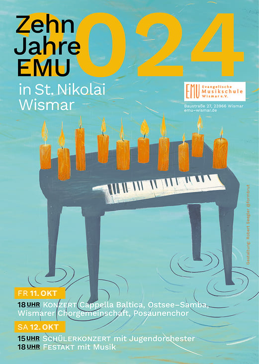 Event Visual // Plakat für Evangelische Musikschule Wismar e.V.