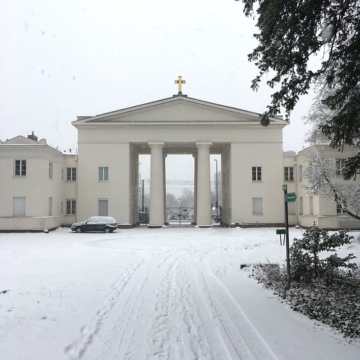 Altes Portal Rückansicht