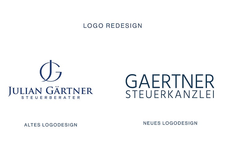 Redesign mit altem Logo // Steuerkanzlei Gärtner