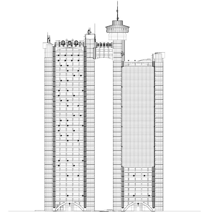 Genex Tower Wireframe