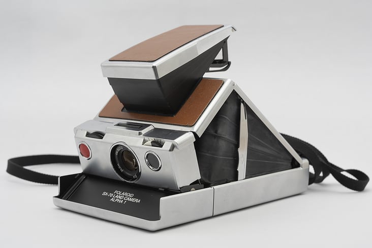 Polaroid SX-70, fotografiert für online-Marktplatz