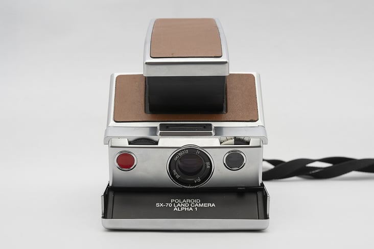 Polaroid SX-70, fotografiert für online-Marktplatz