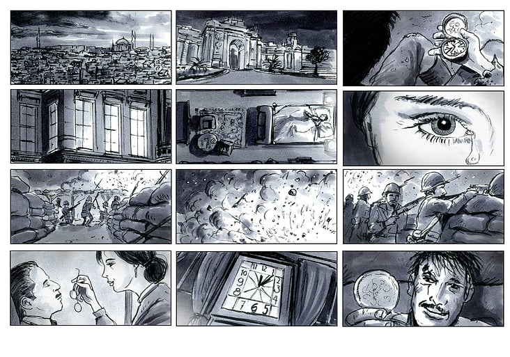 Storyboard Spielfilmprojekt „Atatürk“