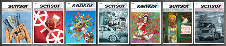 Titelbild-Illustrationen SENSOR-Stadtmagazin