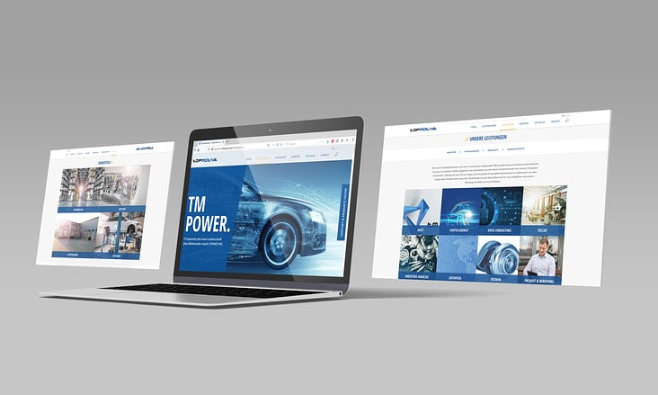 Website für Topmotive (Layout und Fotografie)