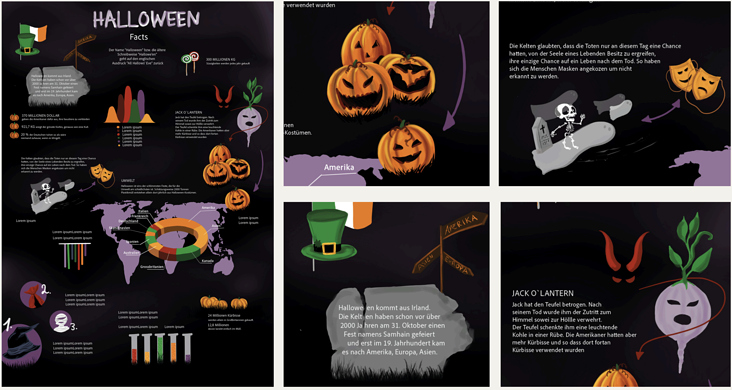 Infografik Halloween