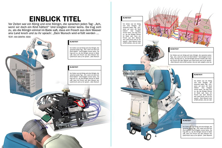 HAARTRANSPLANTATOIN-ROBOTER / HAIR TRANSPLANT ROBOT