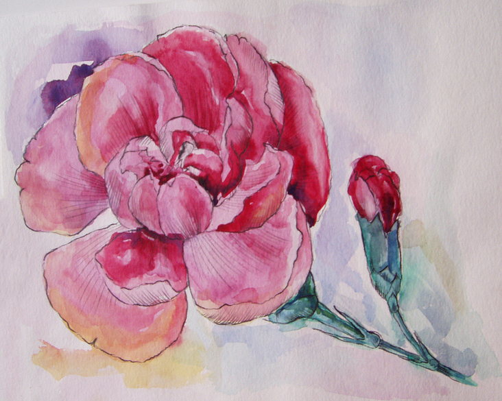 Aquarell Blume