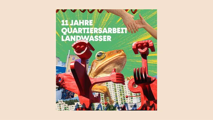 Editorial Design: Festschrift „11 Jahre Quartiersarbeit Landwasser“