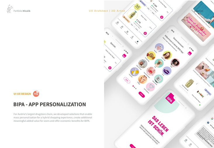 Bipa – App / Personalization