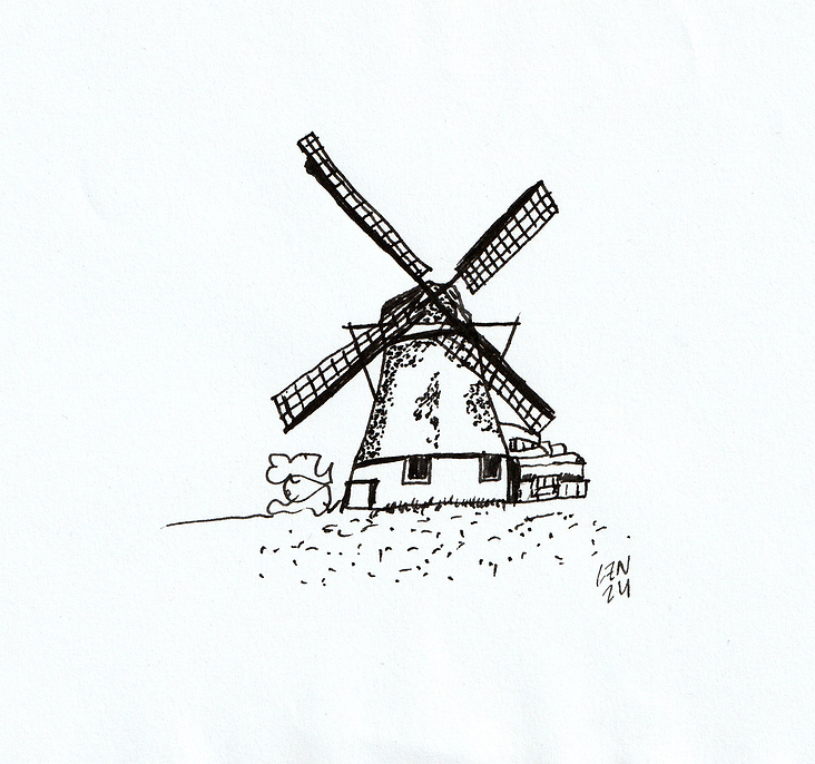 Sketch Mühle