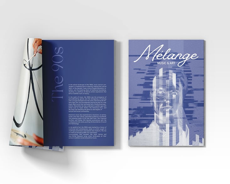 Magazine Cover and Page Design