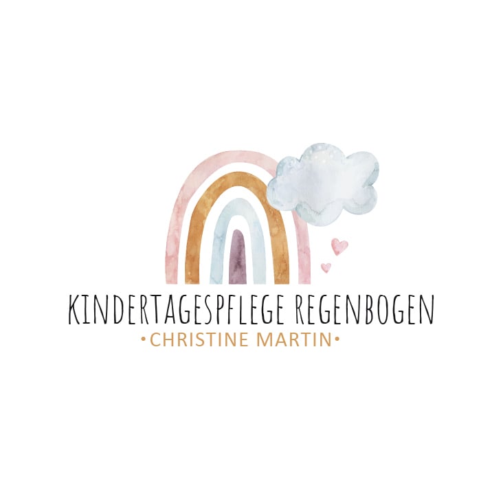 Kindertagespflege-Regenbogen Logos Referenzen