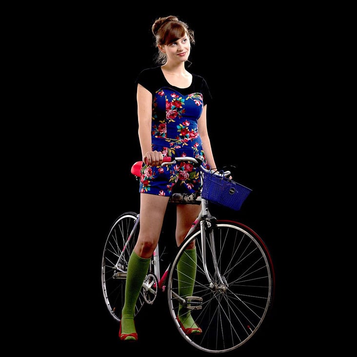 bicycle fashion photo session