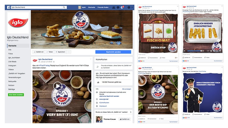 Iglo. facebook-Kampagne zum FischFreitag