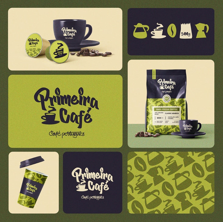 Logo and Identity work for the Primeira Café