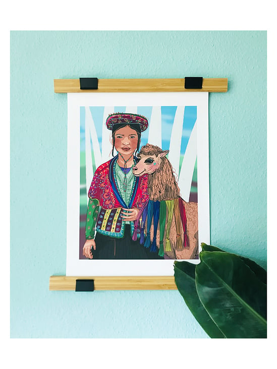 Print Women from The Andes – Mockup