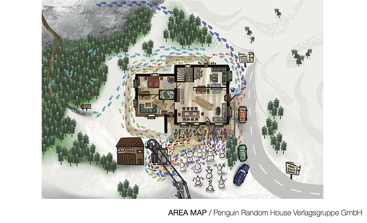 Penguin Random House – Tchibo Krimidinner Mords Gaudi Area Map