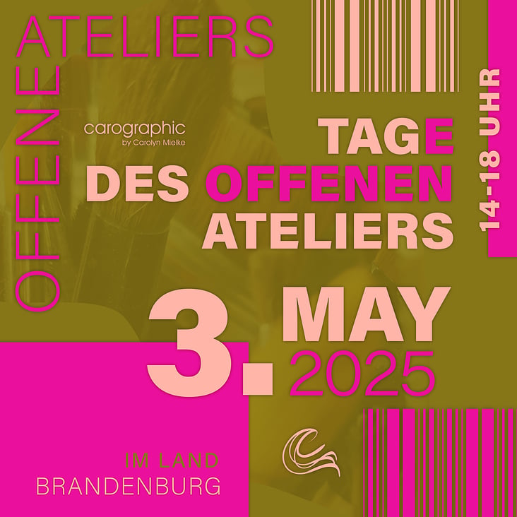 Tage des offenen Ateliers 2025 im Land Brandenburg Lausitz carographic by Carolyn Mielke in Cottbus