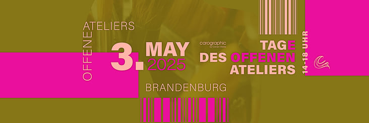 Tage des offenen Ateliers 2025 im Land Brandenburg carographic by Carolyn Mielke in Cottbus