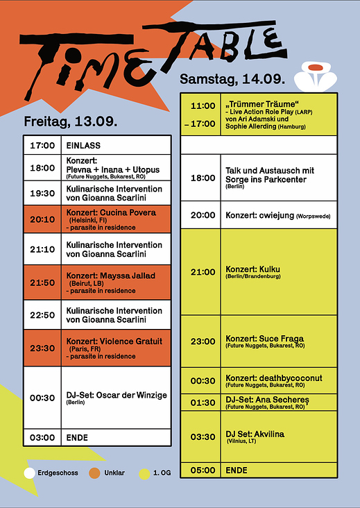 Timetable