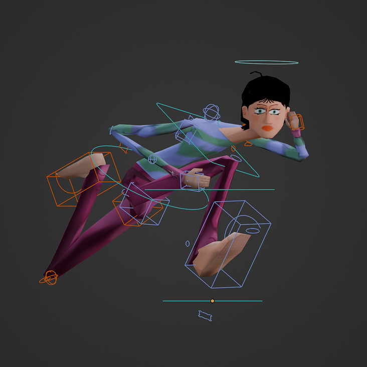 Characterdesign für das Musikvideo „Over Me“