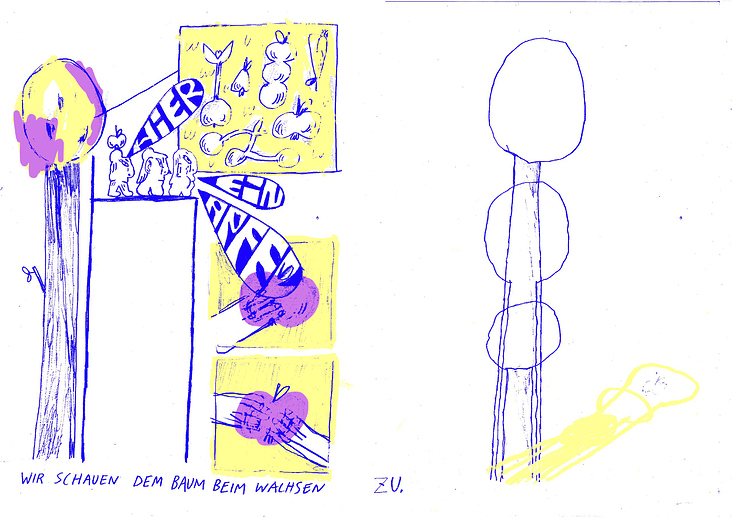 Auszug aus dem Comic „Hochsitz“