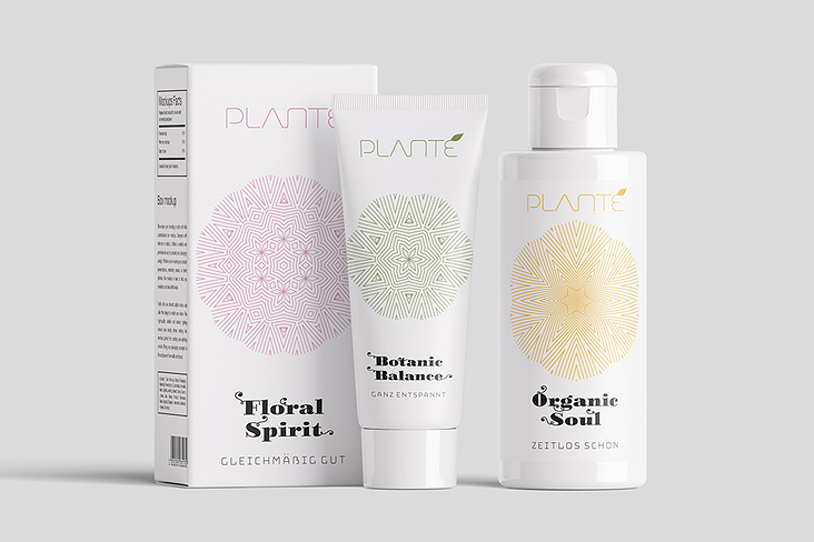 mamaburns Planté Skincare-Line Packaging