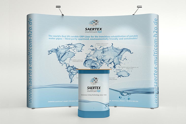 mama burns SAERTEX multiCom-H2O Expolink Messestand