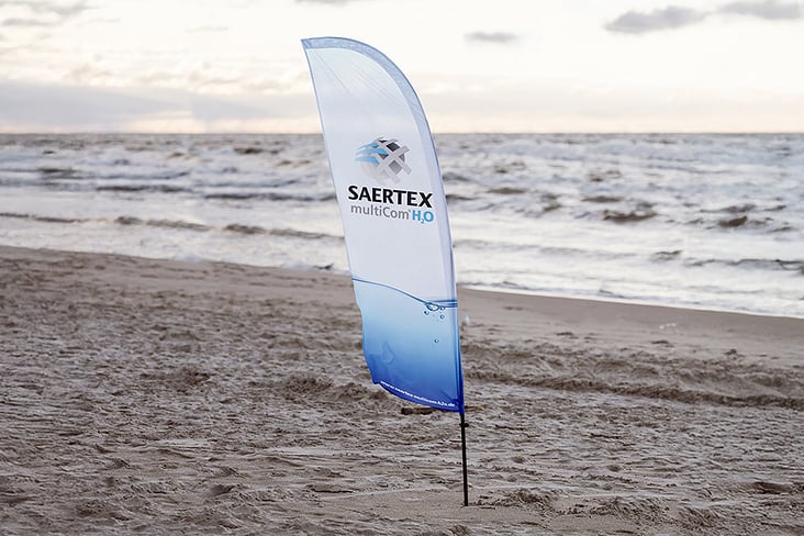 mama burns SAERTEX multiCom-H2O Beachflagg