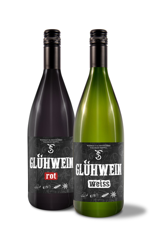 Gestaltung Glühwein-Etitikett_Destillerie-Sippel (Pfalz)