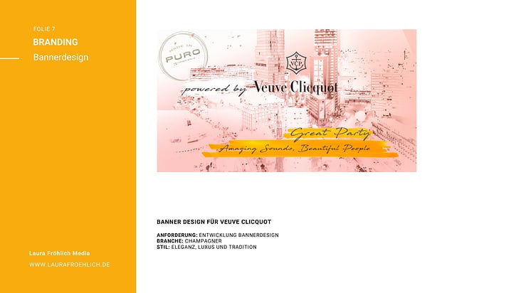 VEUVE CLICQUOT  – Corporate Designer, Grafikdesigner, Medien