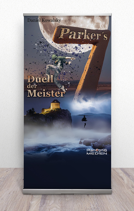 RollUp zum Buchcover