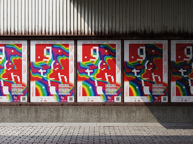 Ensemble S C O P E – gl;tch – Plakat