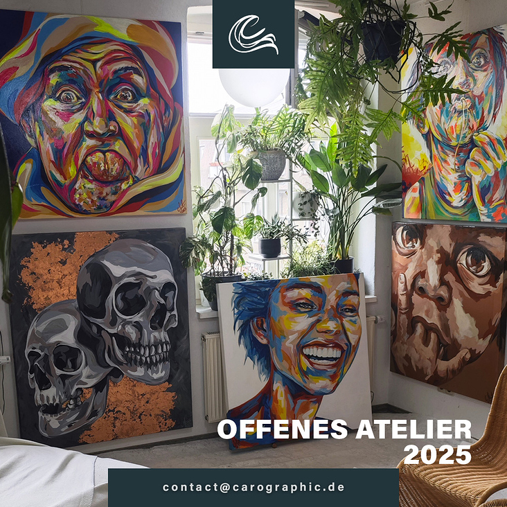 #offeneateliers #offeneateliersbrandenburg #TagdesoffenenAteliers #TdoA2025 #Cottbus #Lausitz #carographic #Carolyn-Mielke
